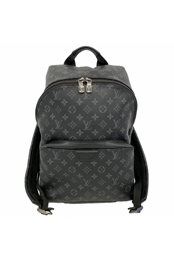 Pre-Owned Louis Vuitton Monogram Eclipse Apollo Backpack M43186 Black Men's