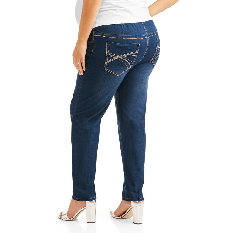 Oh! Mamma Women's Maternity Skinny Jeans with Underbelly Panel 