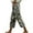 C, variant on Women's Striped Printed Capris Relaxed Harem Pants with Pocket & Drawstring Detail | Functional Casual Wear​ M-3XL