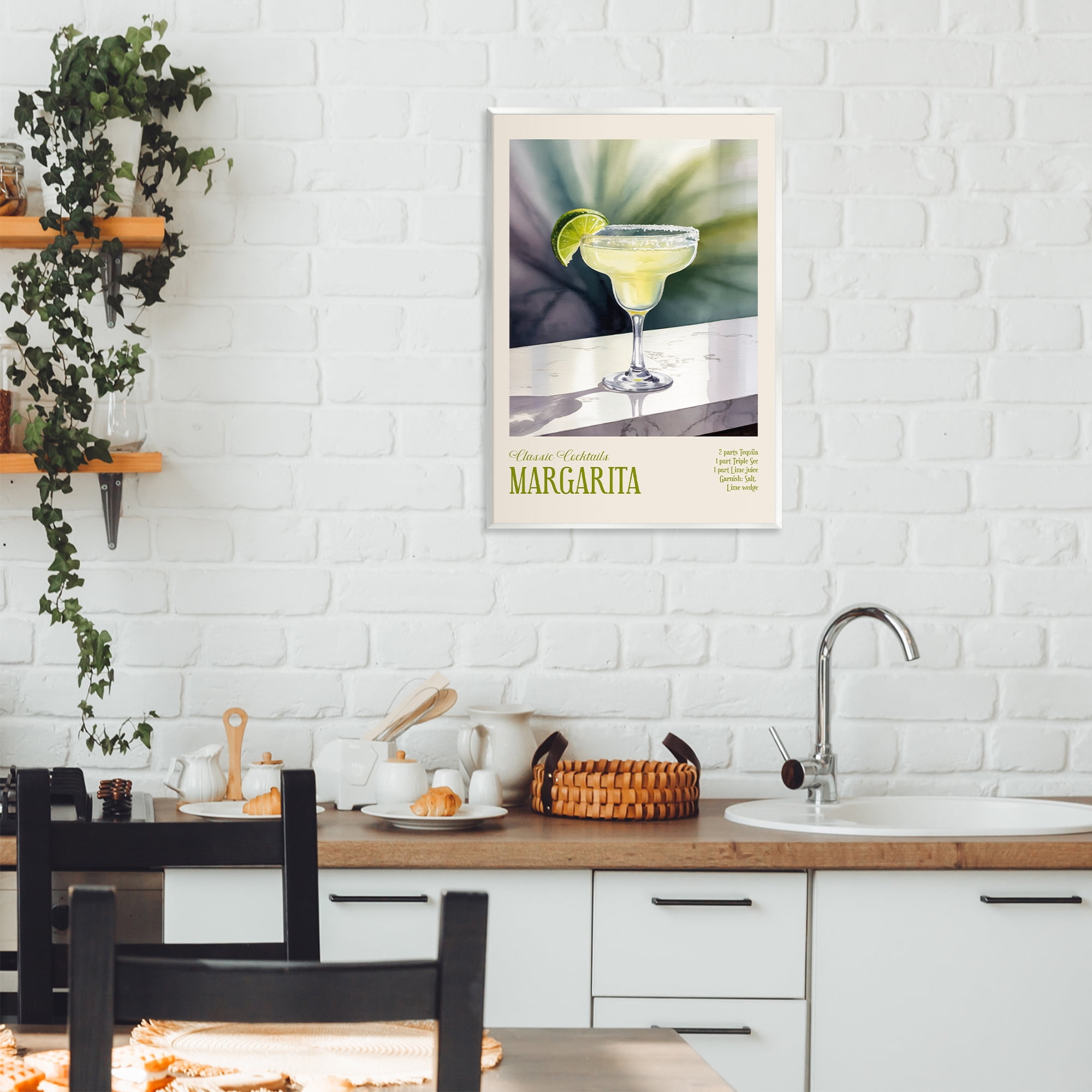 Stupell Industries Margarita on Marble Wall Plaque Art, design by Andreas Magnusson