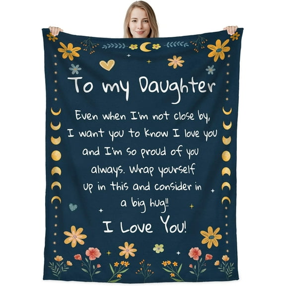 Sister Gifts for Women - Life is Tough But So are You Super Soft Fleece Throw Blanket for Couch Bed 60x80 in - Gifts for Sister Birthday, Mothers Day Christmas Graduation Gift for Her