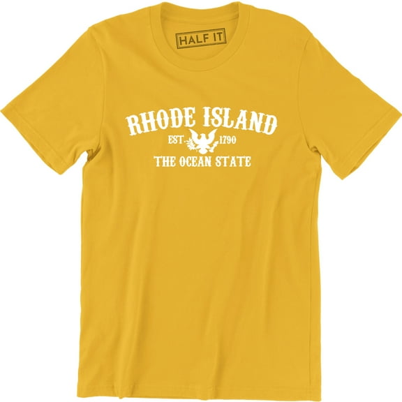 Rhode Island Est. 1790 The Ocean State Vintage Sports Design Men's T-Shirt