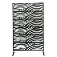 thumbnail image 5 of Freestanding Privacy Screen Panel Outdoor Privacy Fence Screen Room Divider 44.49*19.68*71.26in Steel, 5 of 12