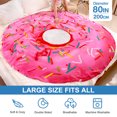 thumbnail image 3 of Livhil 80 Inch Double Sided Donut Blanket, Funny Food Throw Blanket for Adults, Tortilla Blanket, 3 of 8