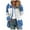 ZE-Blue-Hoodies, variant on Jsaierl Women's Fluffy Fleece Coat Long Sleeve Full Zip Sherpa Jacket with Hood Warm Casual Cardigan Sweater Coats Outerwear