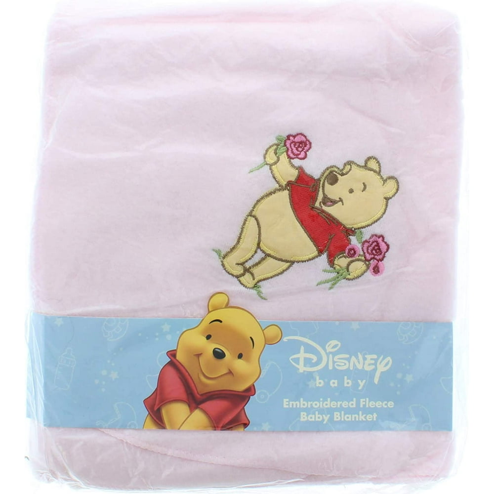Pink winnie the pooh blanket