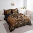 thumbnail image 3 of Homewish Big Pike Fish 7-Piece Twin Bedding Sets,Rustic Farmhouse Cabin Bedding Comforter Set,Hunting And Fishing Sheet Sets For Teens,Super Cozy Room Decor Reversible, 3 of 8