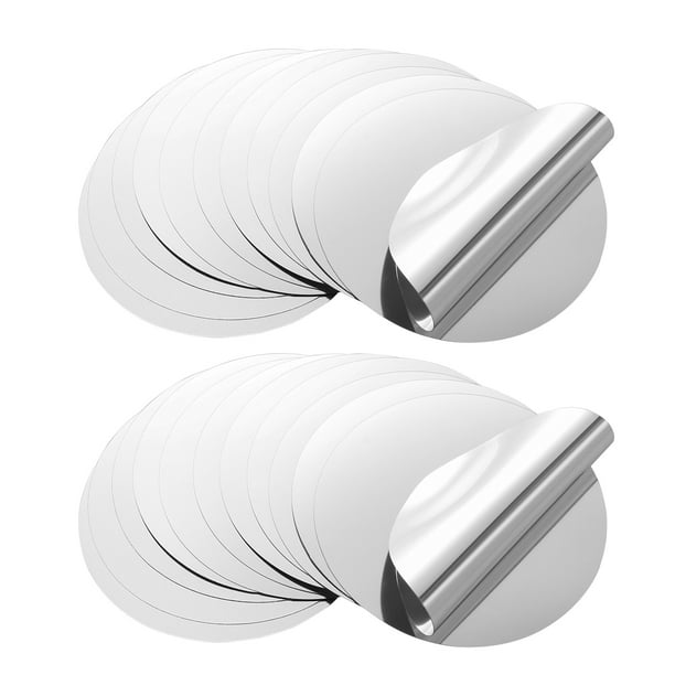 GAXIRE 60 discos vertedores de licor reutilizables - Discos vertedores de aluminio para botellas de vino, cerveza y licor - Suministros para verter