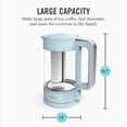 thumbnail image 3 of Martha Stewart 7 Cup Electric Kettle with Tea Infuser, Sky Blue, 3 of 6