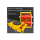 thumbnail image 3 of "Tortuga Patin 4 Ruedas Para Mover Carga Hasta 6t Toneladas amarillo ", 3 of 4