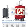 thumbnail image 6 of Daiia Happy New 2025 Year Luggage Cover, Thickened Washable Travel Luggage Covers, Elastic Unique Baggage Covers for 18-20 inch Luggage-Large, 6 of 9
