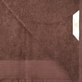 thumbnail image 5 of Superior Turkish Cotton Highly-absorbent 6-Piece Towel Set, Bathroom Spa and Gym Towels, Chocolate, 5 of 10