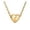 GoldC, variant on Stainless Steel Initial Heart Shape Alphabet Necklace for Women Gold Pendant Jewelry with 26 Letter Options, GoldD