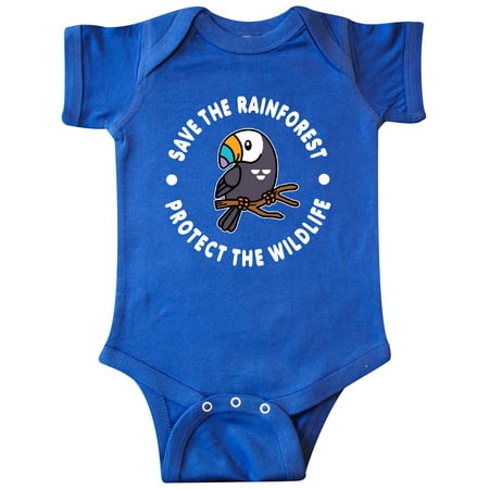 

Inktastic Save the Rainforest Protect the Wildlife with Toucan Gift Baby Boy or Baby Girl Bodysuit