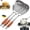 3PCS, variant on Wooden Handle Stainless Steel Skimmer - 16 Inch Long Handle Spider Strainer for Deep Frying, Boiling and Draining