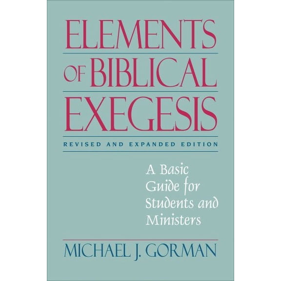 Elements of Biblical Exegesis