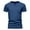 Blue, variant on BADHUB Casual Classic T-Shirt Summer Henley Short Sleeve Shirts Tee Men Short Sleeve Solid Color Tops Button Loose T-Shirts Loungewear with Pocket