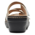 thumbnail image 3 of Clarks Merliah Karli Leather - Womens Open Toe Wedge Sandals, 3 of 3