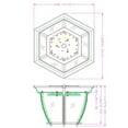 thumbnail image 4 of Design House 578518 Canterbury II LED Plafonnier Extérieur & 44; Noir, 4 of 5