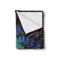 thumbnail image 2 of Trippy Soft Flannel Fleece Throw Blanket, Vivid Color Petals Arranged in Vortex Abstract Swirling Image Mindbending Shape, Cozy Plush for Indoor and Outdoor Use, 70" x 90", Multicolor, by Ambesonne, 2 of 5