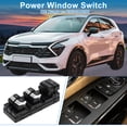 thumbnail image 2 of Interruptor de ventana eléctrica para automóvil Unique Bargains No. 93571D9200, interruptor de control de ventana del lado del conductor delantero para Kia Sportage 2017-2022, negro, 2 of 7