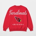 thumbnail image 5 of Women's Gameday Couture Cardinal Arizona Cardinals Legacy Club Premium Fleece Drop Shoulder Oversized Sweatshirt, 5 of 5