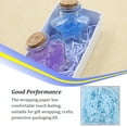 thumbnail image 4 of Relayinert 1 Pack Lafite Paper Raffia Filler Colorful Shredded Box Packaging Decoration Practical Wedding Party Easter New Year Light blue, 4 of 7