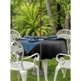 thumbnail image 2 of Outdoor Tablecloth with Umbrella Hole & Zipper, Black Grey Round Tablecloth 54 Inch, Modern Ombre Contemporary Abstractv Patio Table Cover Waterproof Table Cloth for Picnic/Party, 2 of 7