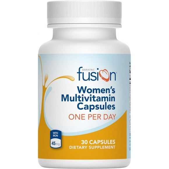Bariatric Fusion Women's Multivitamin With Iron (One Per Day) | 45 Mg | 30 Servings | 30 Capsules