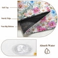 thumbnail image 6 of Area Rugs 2.7'x5', Wildflowers Carpet for Living Room Bedroom Dining Room, Farmhouse Country Dragonfly Butterfly Floral Throw Kitchen Rugs Non Slip Washable Rectangle Indoor Outdoor Rugs, 6 of 8