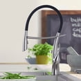 thumbnail image 4 of Wowow Single-Handle Magnetic Pull-Out Sprayer Kitchen Faucet in Brushed Nickel, 4 of 8