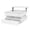 White#2, variant on SESSLIFE Coffee Table, Modern Living Room Table with 16 Colors LED Lights, 51.2" Rectangular Center Table with 2 Storage Drawers & Open Display Shelves, Easy Assembly Remote Control, Black