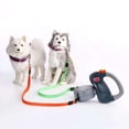 thumbnail image 4 of New for Two Dogs Pet Double Headed Traction Rope Automatic One for Two Double Headed Dog Dog Dog Supplies, 4 of 4