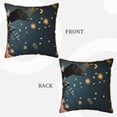 thumbnail image 3 of Fotbe North American Bald Eagle Pattern Velvet Decorative Throw Pillow Covers with Elegant Piping, Soft Plush Cushion Cover for Sofa, Bed, Car, Office-16"x16", 3 of 8