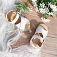 thumbnail image 3 of ESTINE Toddler Girl Open Toe Lightweight Summer Female Casual Dress Sandals - White 6M, 3 of 5