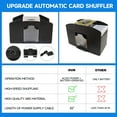 thumbnail image 3 of GSE 4-Deck Automatic Card Shuffler, AC/DC-Power & Battery-Operated Electric Shuffler Machines for Playing Cards, Blackjack, Texas Hold'em, Canasta, Bridge, Rummy, UNO, 3 of 6