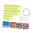 thumbnail image 2 of HILABEE 50 Pieces Rhinestones Storage Bag Small Beads Organizer Multipurpose Packaging Pouch Clear Window Container Self Sealing Bags Green, 2 of 9