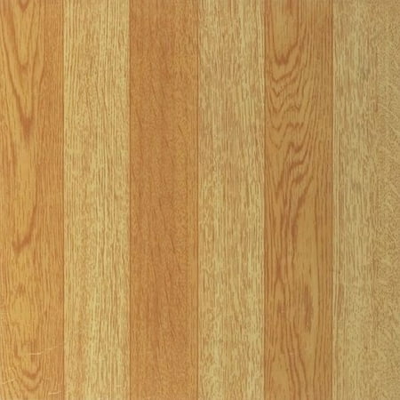 Mosaico Clasico Light Oak Plank-Look 12x12 Self Adhesive Vinyl Floor Tile - 45 Tiles/45 sq. Ft