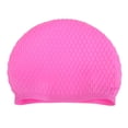 thumbnail image 3 of Gorro Natación para Adultos Cubierta Impermeable Silicona Con Forma Gota Rosa, 3 of 5