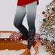 thumbnail image 1 of MKLEKYY Leggings deportivos push up para mujer, con estampado navideño de cristal rojo, para yoga, fitness y deportes., 1 of 4