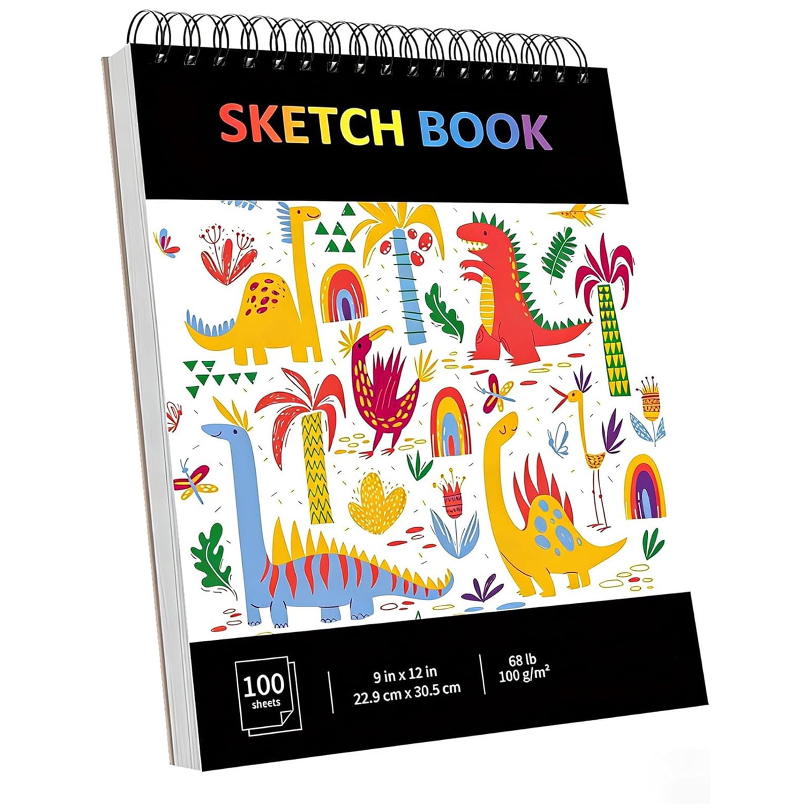 Sketch Books, Insertable Cover Sketchbook, 68lb/100gsm Spiral
