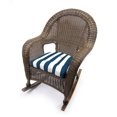 thumbnail image 2 of Jordan Manufacturing 19" x 19" Square Tufted Contoured Outdoor Wicker Seat Cushion (2 Pack), 2 of 11