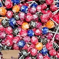 thumbnail image 2 of Tootsie Roll Chocolate Candy Filled Lollipops Bulk Value Pack   | Cherry, Chocolate, Grape Orange, Raspberry | 3 Pounds, 2 of 5