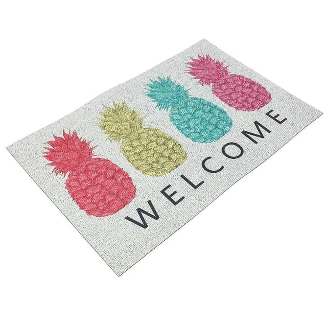 Non-Slip Carpet Yellow 69.5x45cm Waterproof Protective Bathroom Mat 1Set