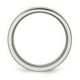 thumbnail image 3 of Auriga Fine Jewelry Titanium Grooved 8mm Band for Men Size- 7, 3 of 6