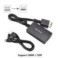 thumbnail image 1 of Para PS2 a HD Audio Video Converter Adapter 1080P Soporte para PS1 / 2/3 Modos de VisualizacióN para HDTV PC Adaptador de Cable Full HD, 1 of 5