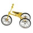 thumbnail image 1 of HILABEE 1:10 Scale Alloy Tricycle Bike Model Toy Tabletop Home Decoration Yellow, 1 of 9