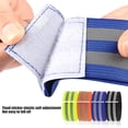 thumbnail image 4 of Grofry Cycling Pants Reflective Band High Visibility Elastic Adjustable Men Women Night Running Warning Arm Wrist Leg Ankle Strap Cycling Accessories, 4 of 8