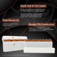 thumbnail image 2 of Slimline 9V Battery Case, Holds 4 9V Batteries (2-pack), 2 of 6