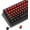 Red/Black, variant on Topographic keycaps Line Backlit Gradient Purple keycaps Shine Through Keyboard Keys Side Printed Key caps Cherry Profile keycap Set for 61/64/66/68/71/75/84/87/100 Mechanical Keyboards